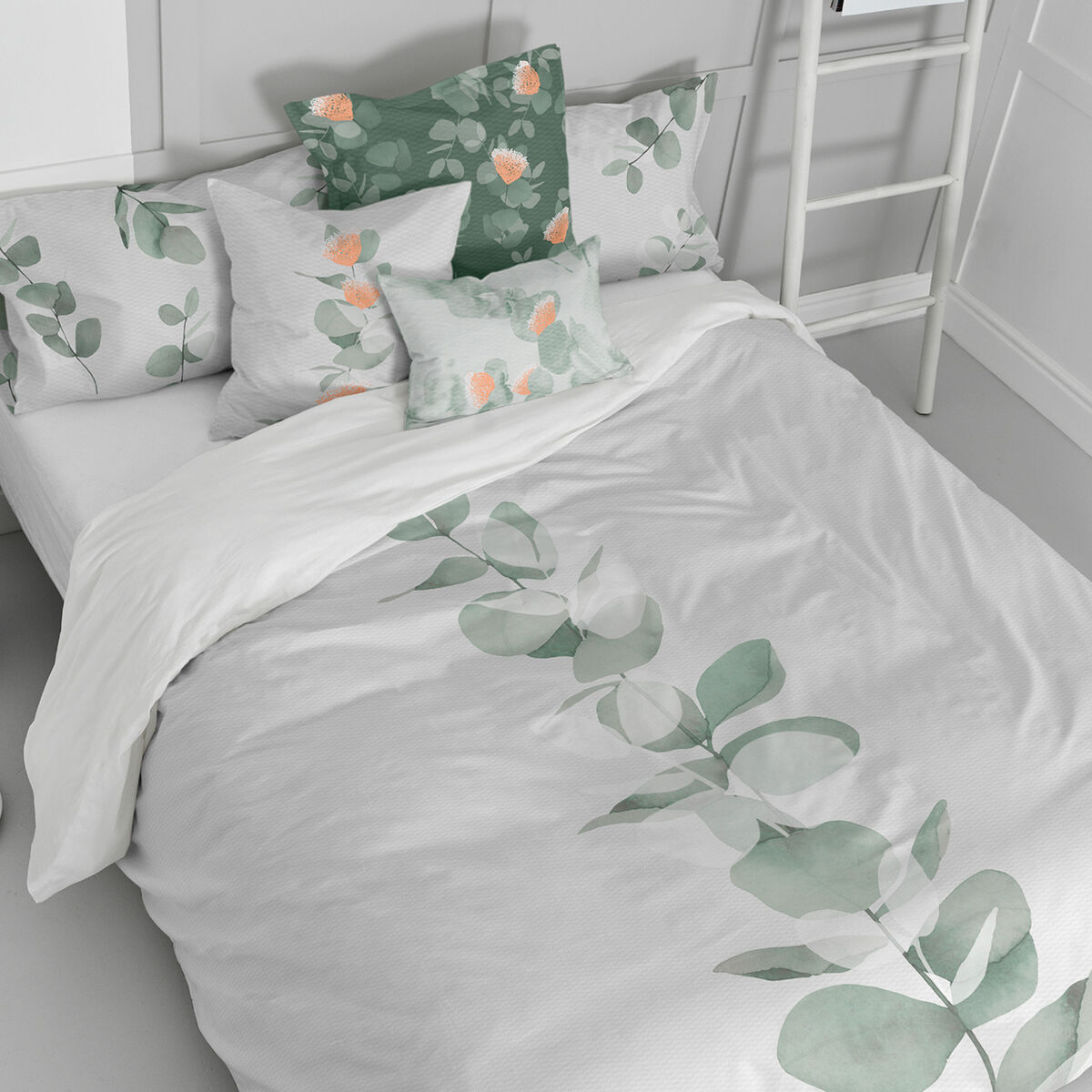 Copripiumino HappyFriday Blanc Corymbia  Multicolore 155 x 220 cm